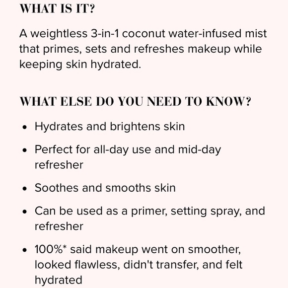 Too Faced Hangover 3-in-1 Spray Sample 💕 - Picture 7 of 8